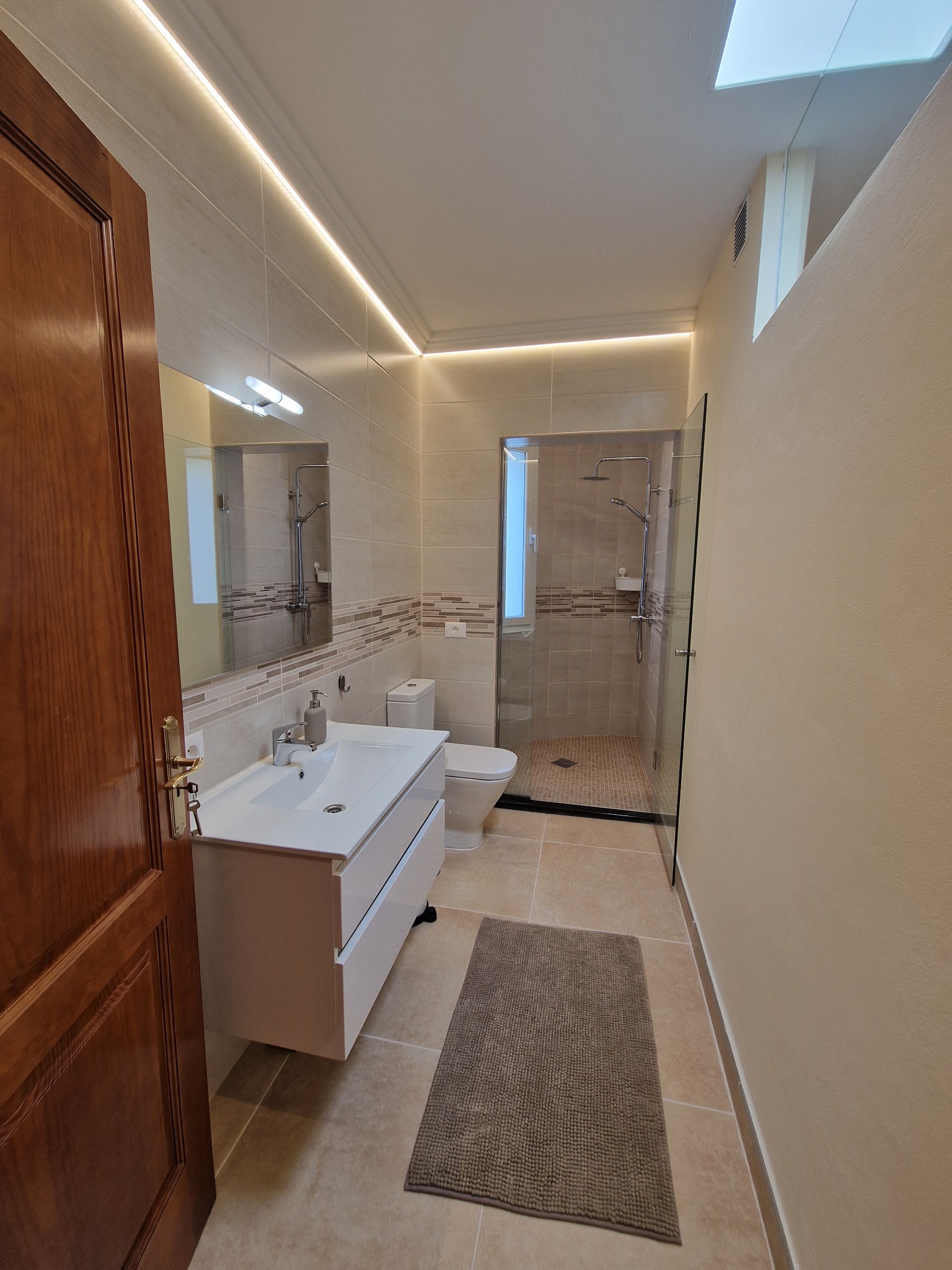 Badezimmer der Villa