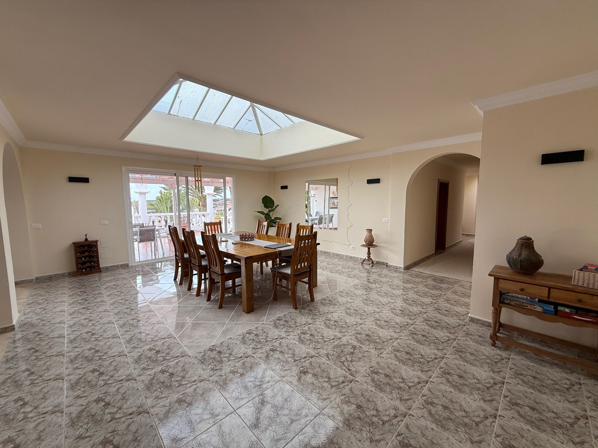 Essbereich mit Oberlicht