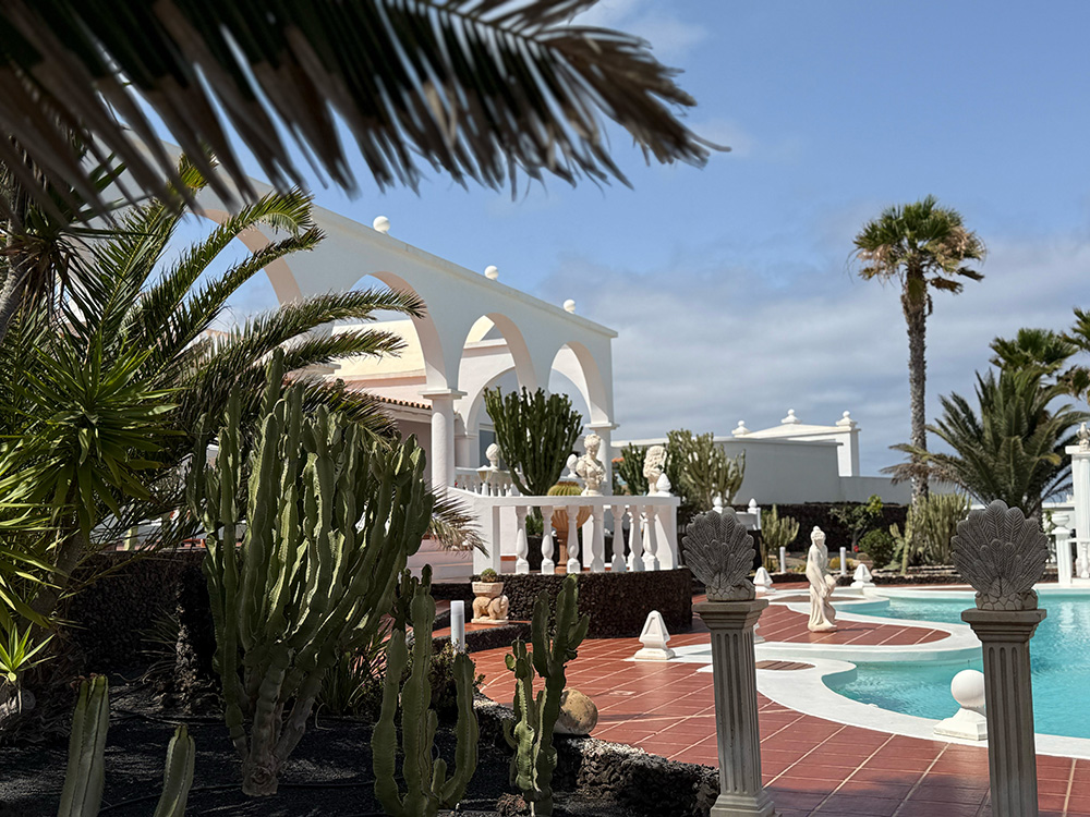 Architektur und Garten der Villa