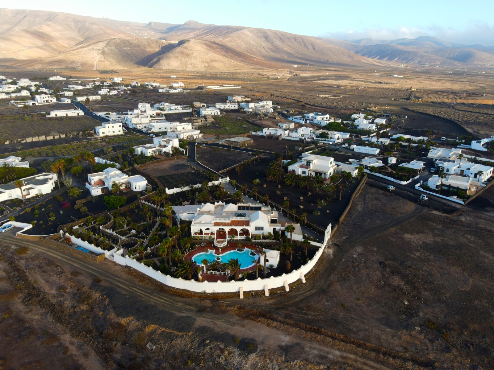 La Villa Calma aus der Vogelperspektive